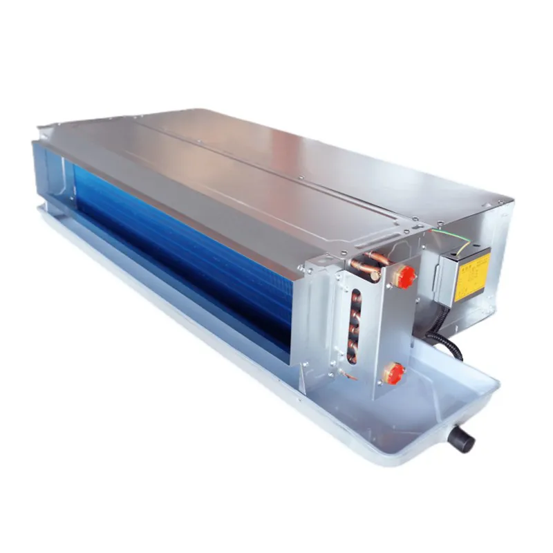 德冷下回风款卧式暗装静音风机盘管(亲水铝箔高效换热款)