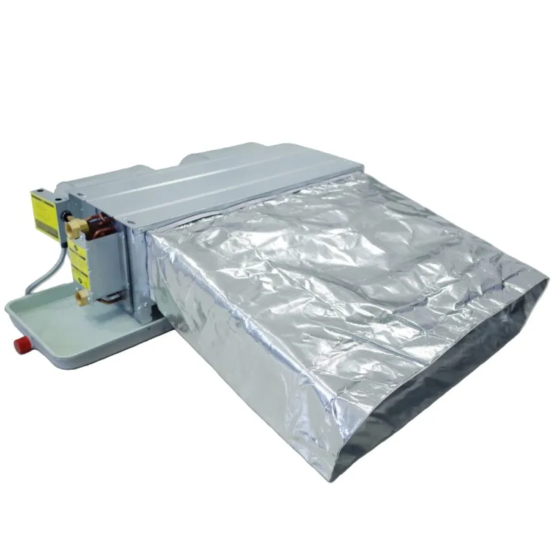 德冷风机盘管专用定制铝箔保温软连接(橡塑 / 岩棉夹层)