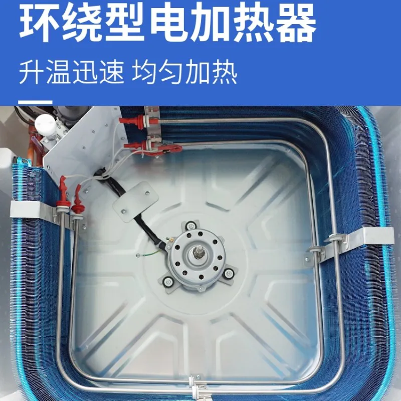 德冷卡式明装电加热风机盘管(冷热两用高效静音款)