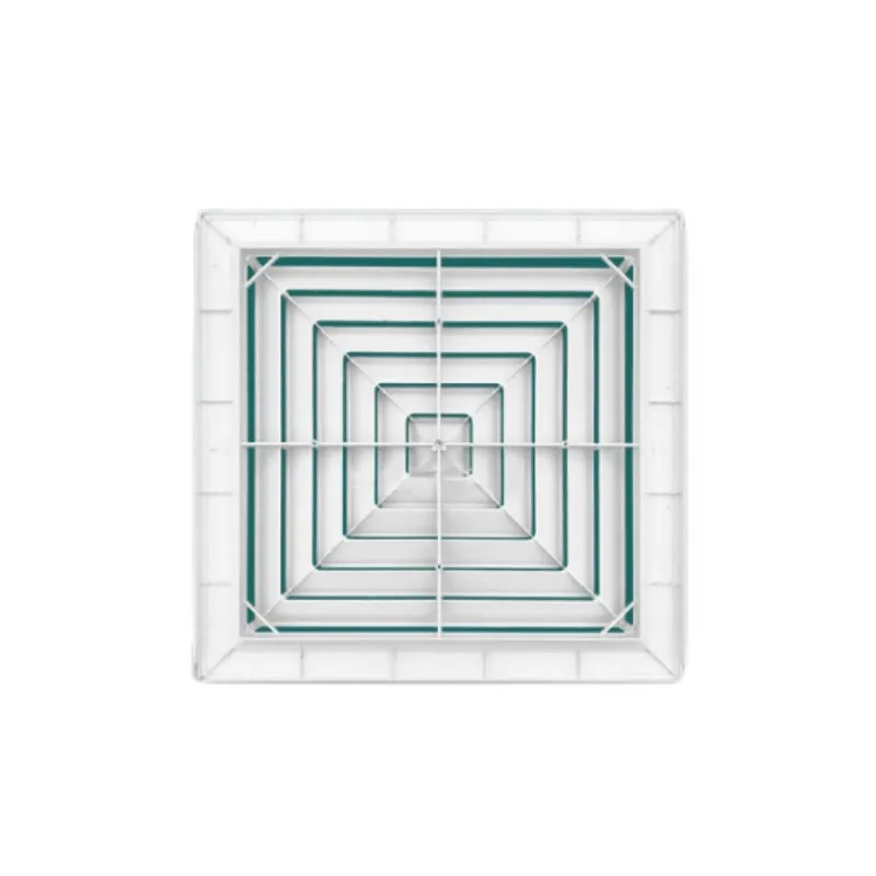 德冷 ABS 方形散流器(600*600 集成吊顶铝扣板通风口 108L/112L 型)