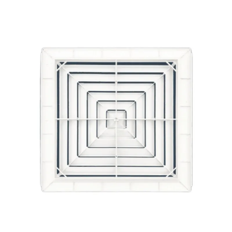 德冷 ABS 方形散流器(600*600 集成吊顶铝扣板通风口 108L/112L 型)