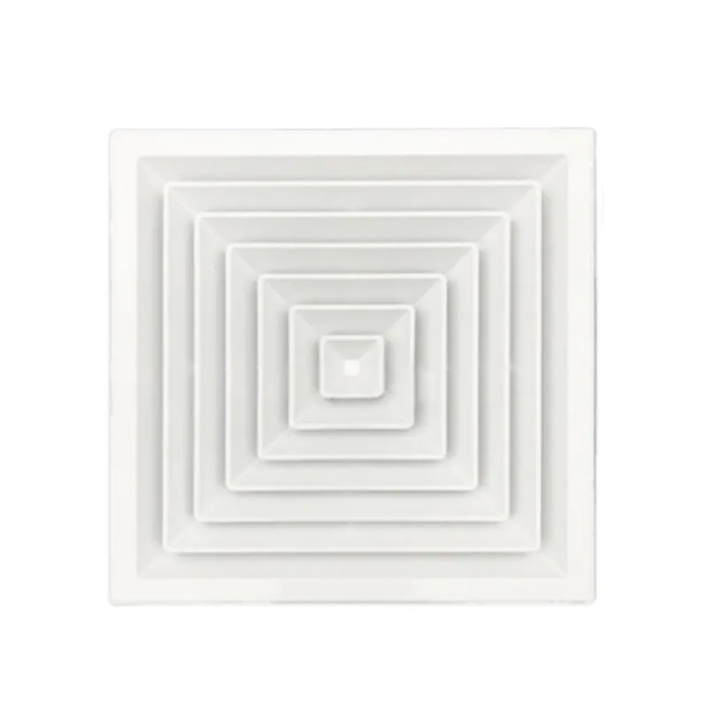 德冷 ABS 方形散流器(600*600 集成吊顶铝扣板通风口 108L/112L 型)