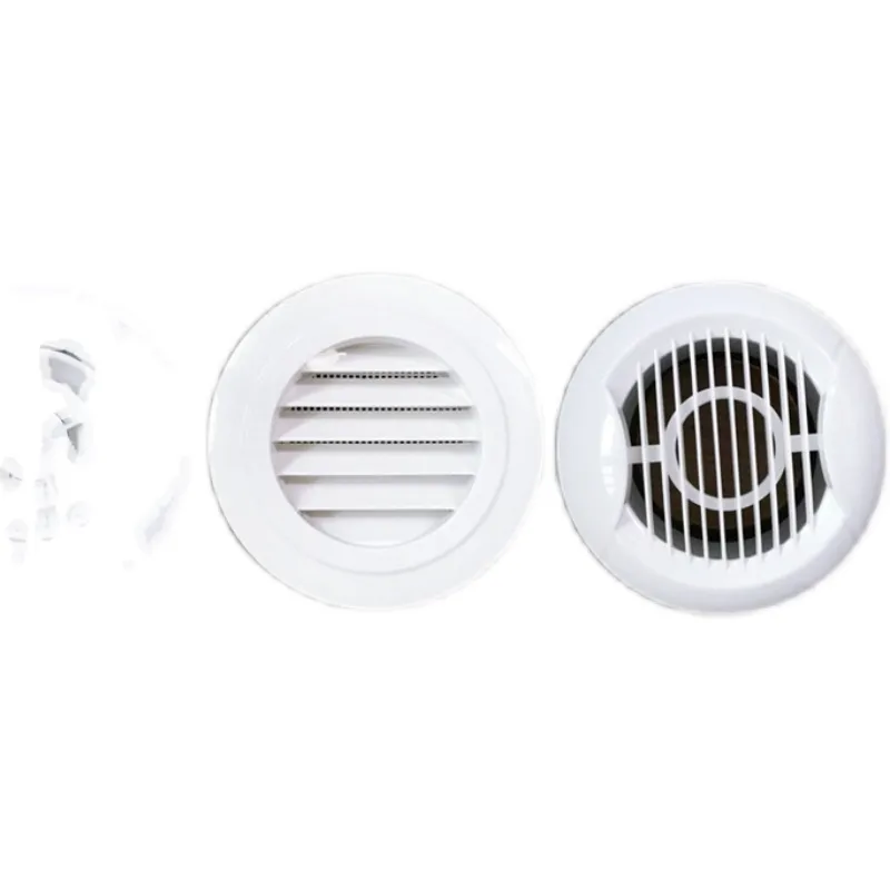 德冷 ABS 圆形新风口(旋流式 100-630mm 防尘防潮款)