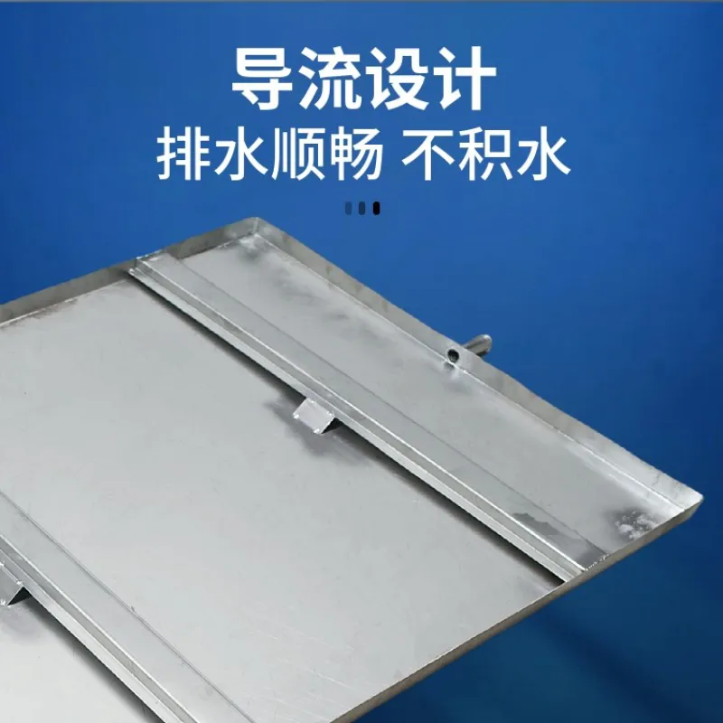 德冷空调机组接水盘(镀锌板 / 不锈钢定制款)