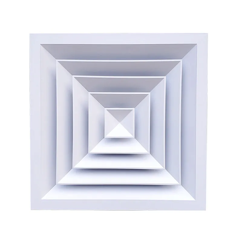 德冷易搭档铝合金方形回字散流器