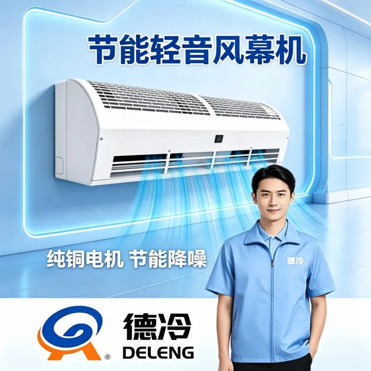 德冷空调商用风幕机：匠心品质赋能商用场景，打造节能洁净门店环境