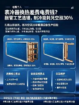 表冷器耗电高原因｜机械胀管工艺节能原理｜德州表冷器厂家
