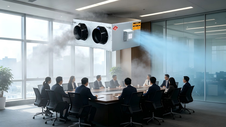 大型写字楼双向流风机保障空气质量.png